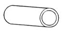 Nylon Bushing, 9/16" I.D., 3/4" O.D., 1-3/4" L - Click Image to Close